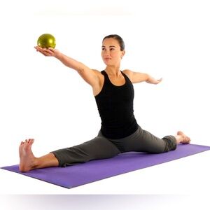 Natural Fitness 2 lb Soft Toning Yoga 🧘‍♀️ Pilates Exercise Weighted Ball